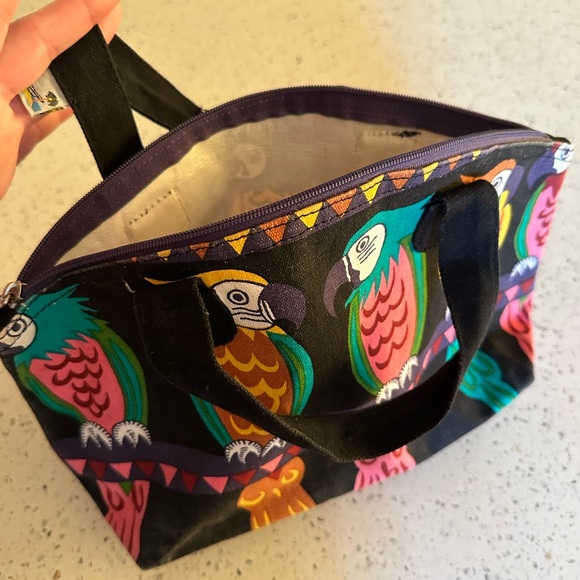 Sun N Sand Parrot beach tote bag - Picture 1 of 2